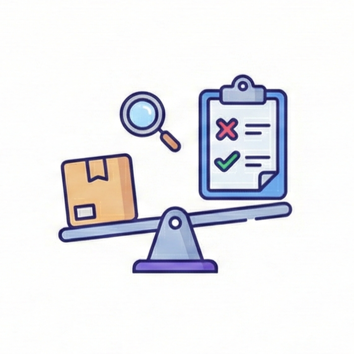 驗收差異比對圖示